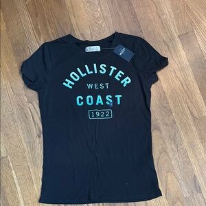 Hollister Blue Fitted Short Sleeve T-Shirt
